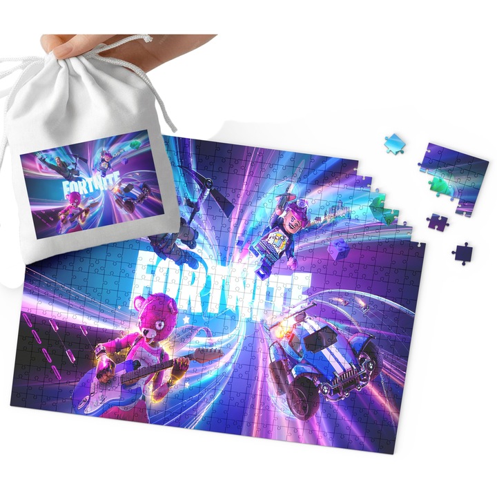 Пъзел World Case, 120 части, картон, 29x41см, комплект с чанта