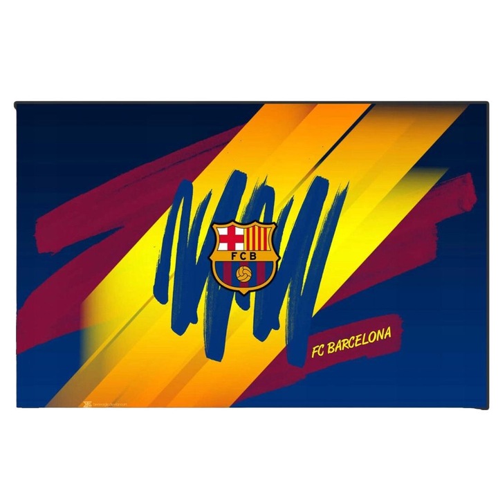Подложка за мишка World Case, FC Barcelona, 20x24 см, неплъзгаща се, дизайн на герои