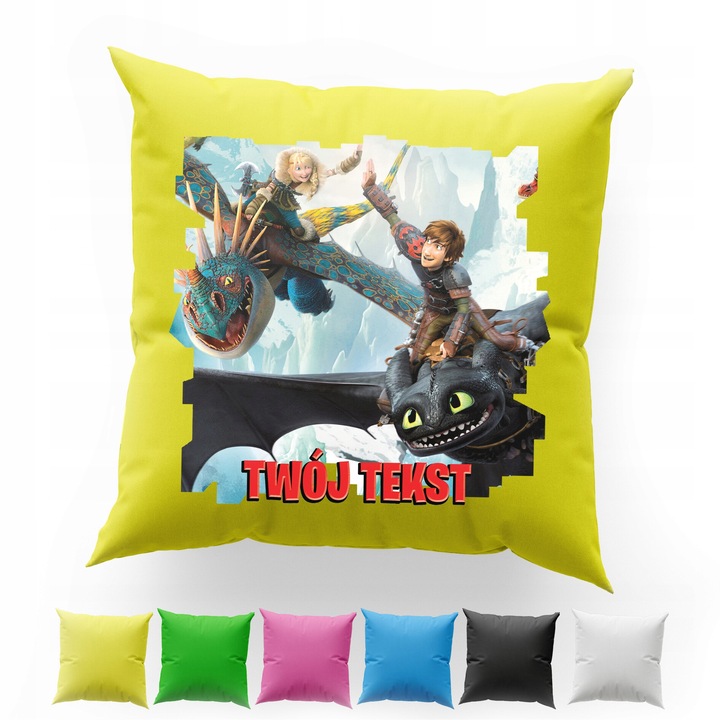 Декоративна възглавница World Case, 40x40 см, многоцветна, персонализирана, с цип