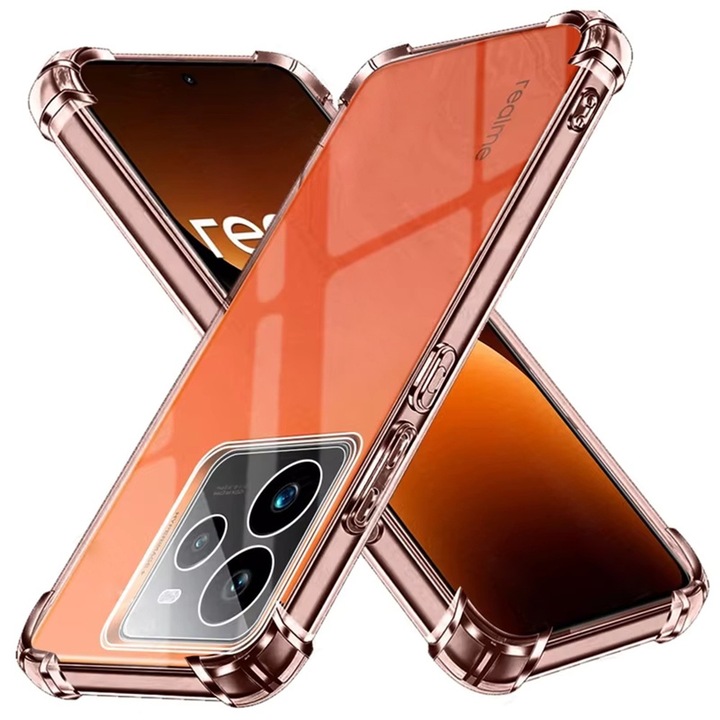 Кейс за Realme GT 7 Pro - Удароустойчив Прозрачен Силиконов - Прозрачен