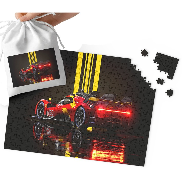 Пъзел World Case, 192 части, картон, 29x41см, комплект с чанта