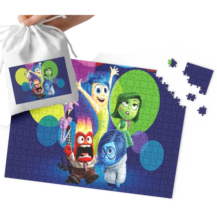 Пъзел World Case, 192 части, картон, 29x41см, комплект с памучна торбичка