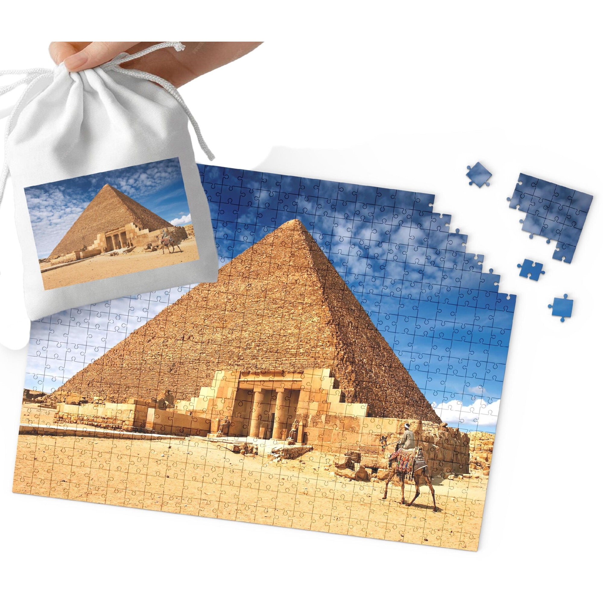 Puzzle, World Case, Piramide in Giza, 192 elemente, 29x41cm, set