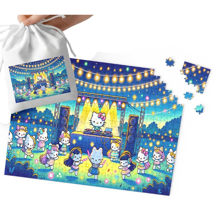 Пъзел World Case, 24 части, картон, 29x41см, комплект с чанта