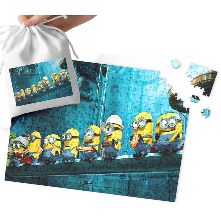 Пъзел World Case, 192 части, картон, 29x41см, комплект с чанта