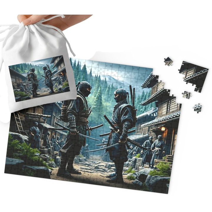 Пъзел World Case, 24 части, картон, 29x41см, комплект с чанта