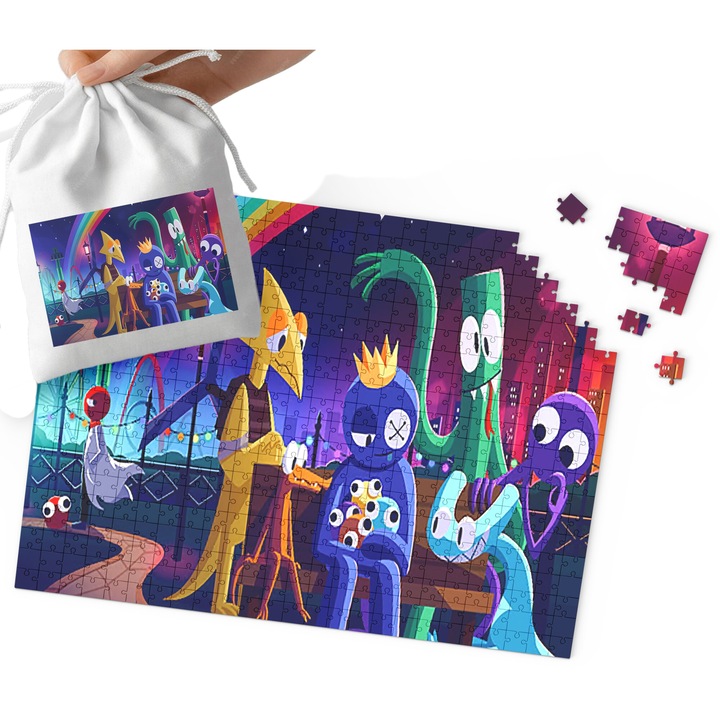 Karton puzzle, World Case, 70 elemes, 20x29cm, készlet nyomtatott táskával