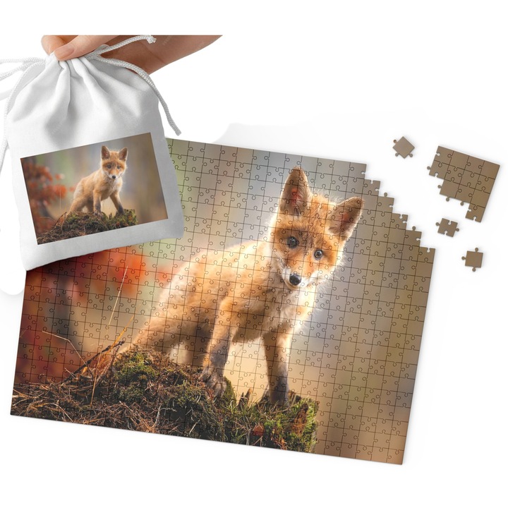 Пъзел World Case, 192 части, картон, 29x41см, комплект с чанта