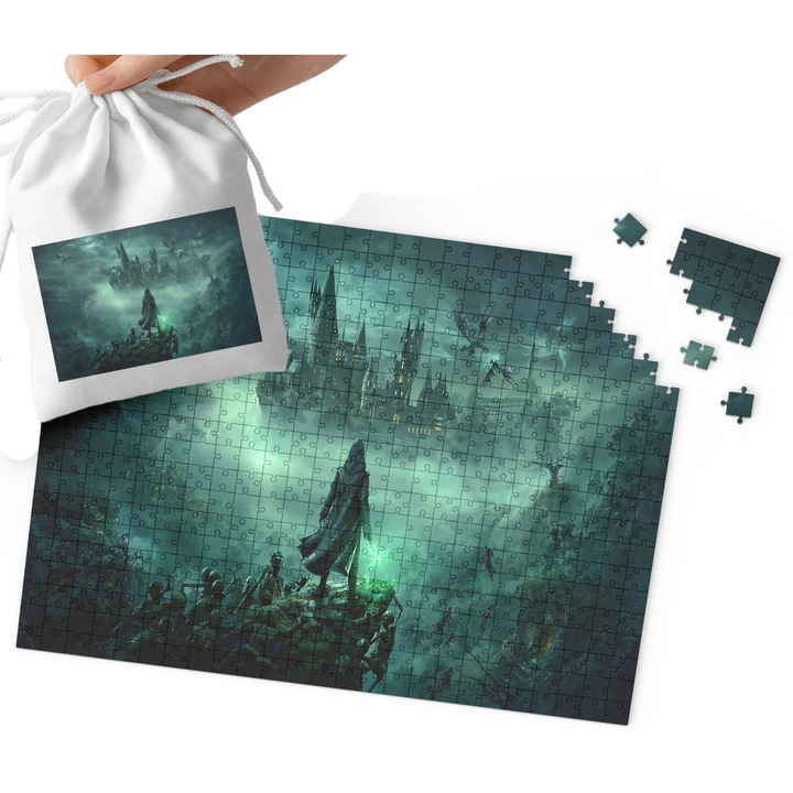 Пъзел World Case, 24 части, картон, 27x33cm, комплект с чанта