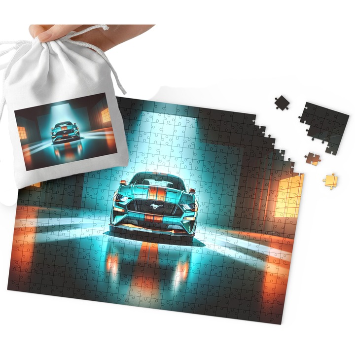 Пъзел World Case, 24 части, картон, 29x41см, комплект с чанта