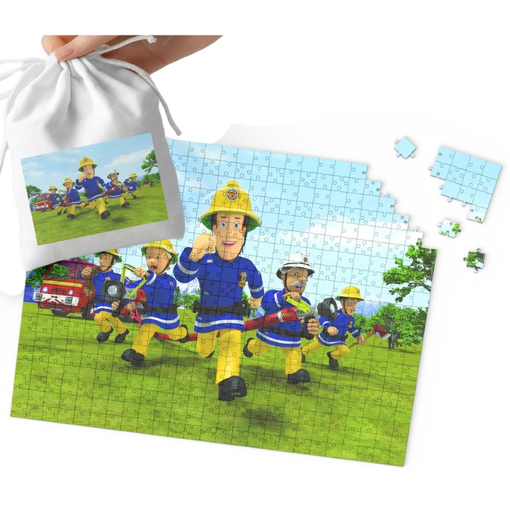 Пъзел World Case, 24 части, картон, 29x41cm, комплект с торбичка с щампа