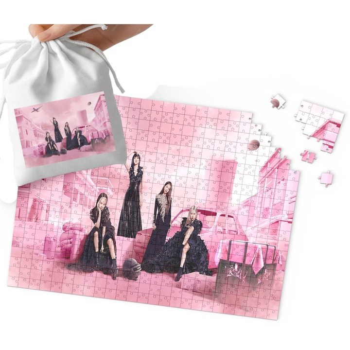 Пъзел World Case, 192 части, картон, 29x41см, комплект с памучна торбичка