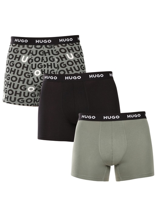 Set 3 boxeri barbati HUGO multicolor, material confortabil