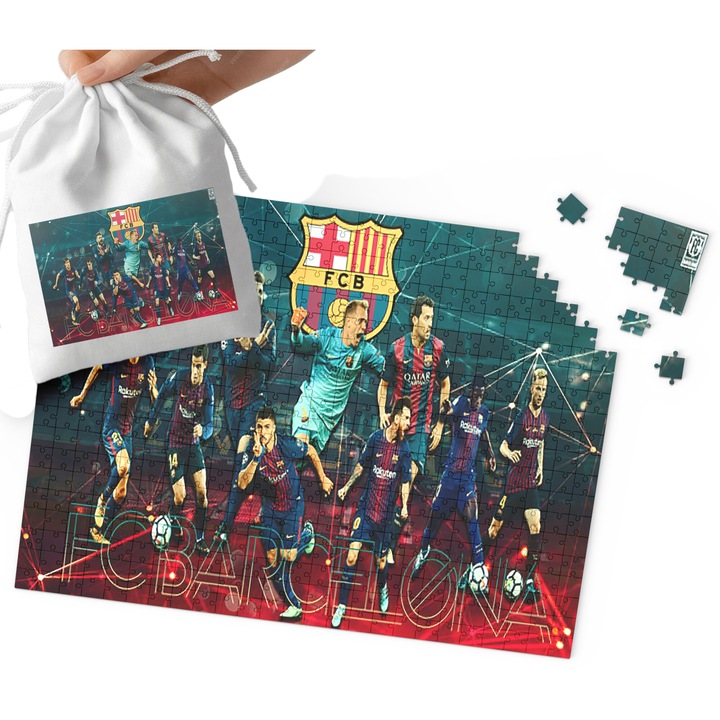 Пъзел World Case, 24 части, картон, 16.6x10.5cm, комплект с памучна торбичка