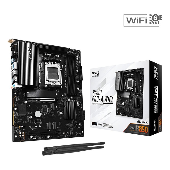 Дънна платка ASRock B850 Pro-A WiFi, Socket AM5