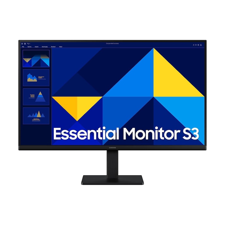 Samsung 27"-os LED monitor, Full HD, 100 Hz, 1920x1080, fekete