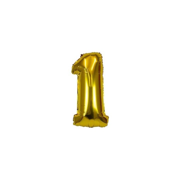 Balon foliowy XXL 1 zloty 61cm, Arpex, auriu, set