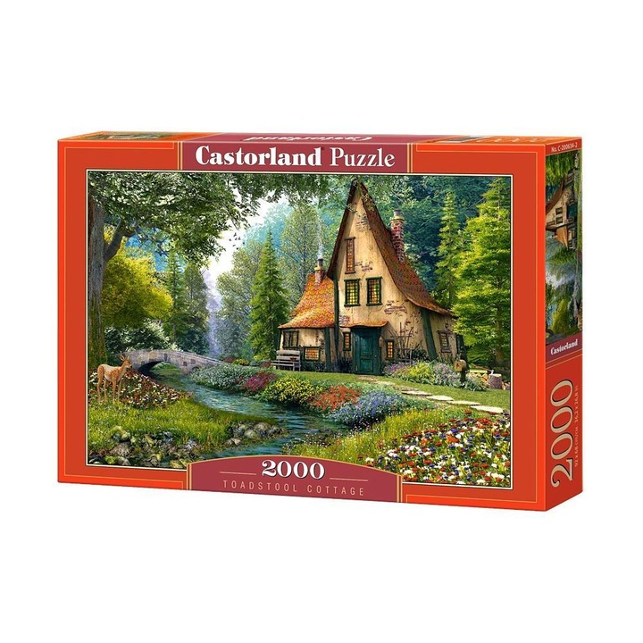 Пъзел Castorland Toadstool cottage 200634, 2000 части