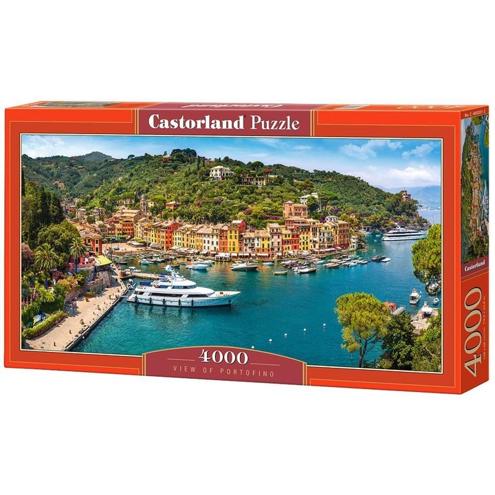 Castorland 400201 Puzzle, Portofino, 4000 darabos