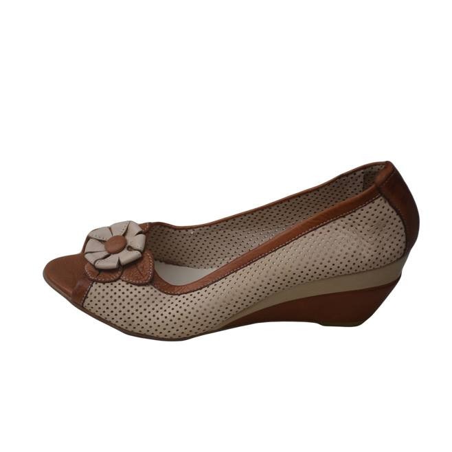 Sandale comode, D&J Exclusive, Bej