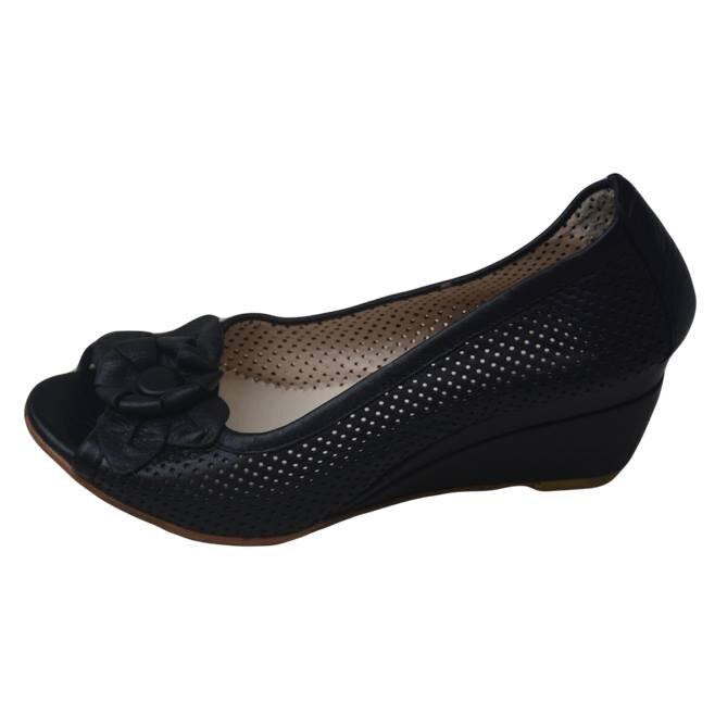 Sandale comode, D&J Exclusive, Negru