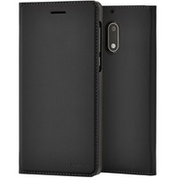 Husa de protectie Slim Flip pentru Nokia 6, Negru