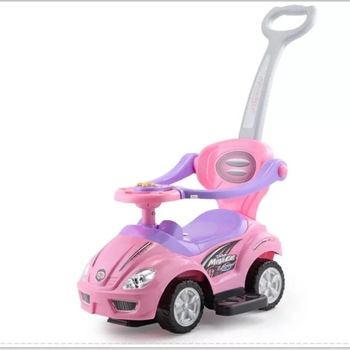 Masinuta copii si bebe Jolly Kids™ Sport Car, cu melodii, maner de impins pentru parinti, bara de protectie, design modern, Roz Masinuta copii si bebe Jolly Kids™ Sport Car, cu melodii, maner de impins pentru parinti, bara de protectie, design modern, Roz