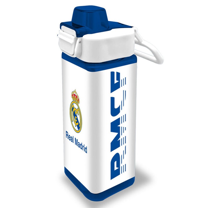 500 ml-es Real Madrid palack, Euroswan, 4 színes oldal, 70x70x265mm