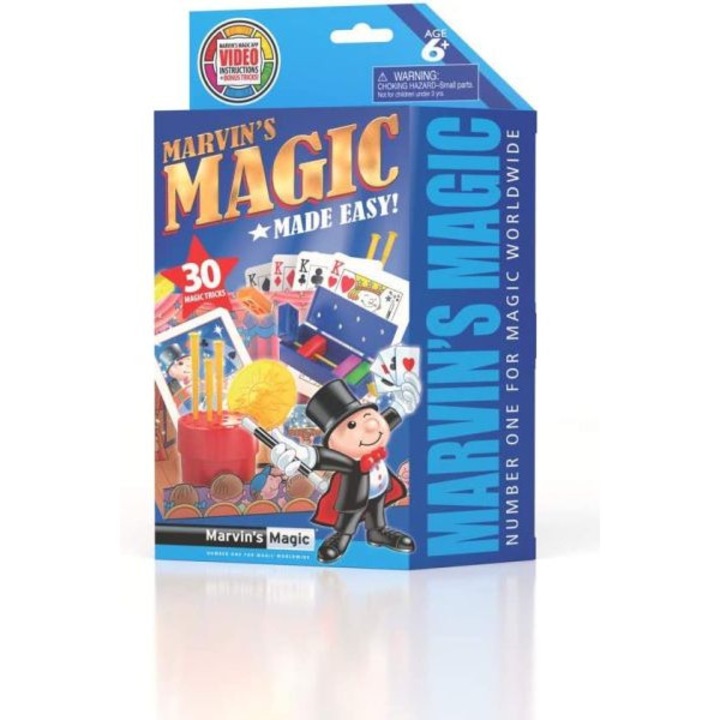 Marvin varázslatos készlet, 30 bűvésztrükk, 1. készlet - kék