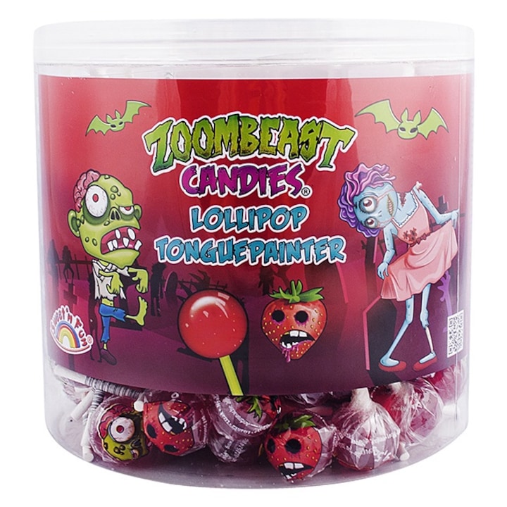 Acadele Zoombeast, coloreaza limba, 150 x 10 g, Sweet'n Fun