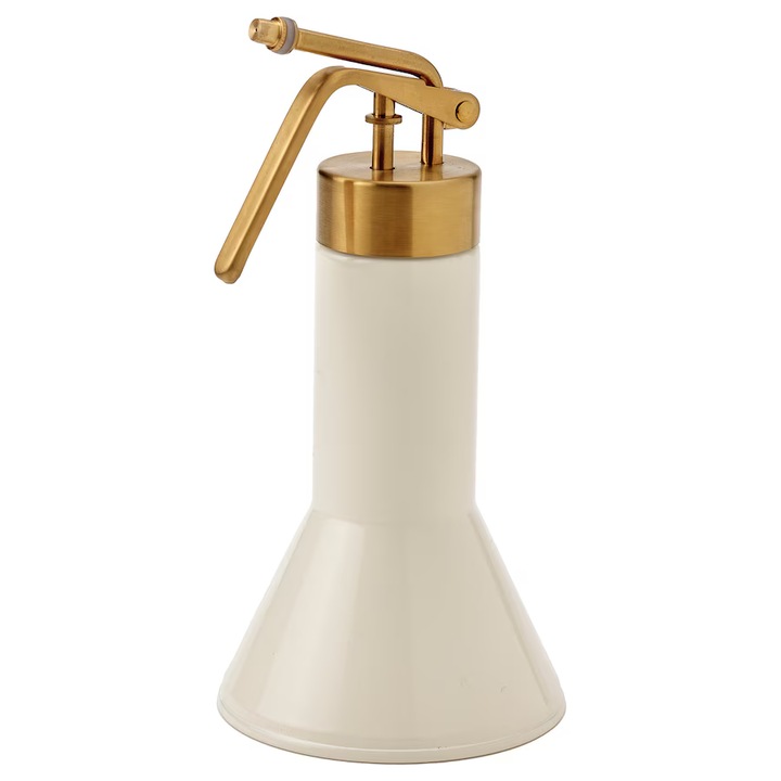 Pulverizator plante IVOKID, alb/auriu, 350 ml, 13cm