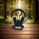 Черна поставка за слушалки за игри с 3D печат Fortnite