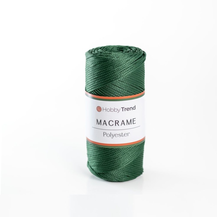 Fir Textil Hobby Trend Macrame No.4 178, verde, pentru crosetat si tricotat, acril, 230 m