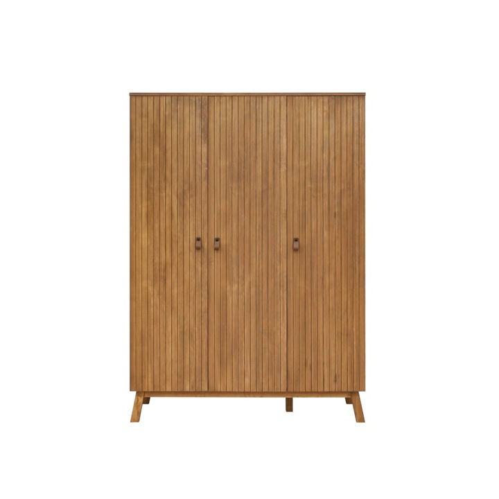 Dulap STAR, 200 x 55.2 x 142.5, cu 3 usi, culoare Rose Wood