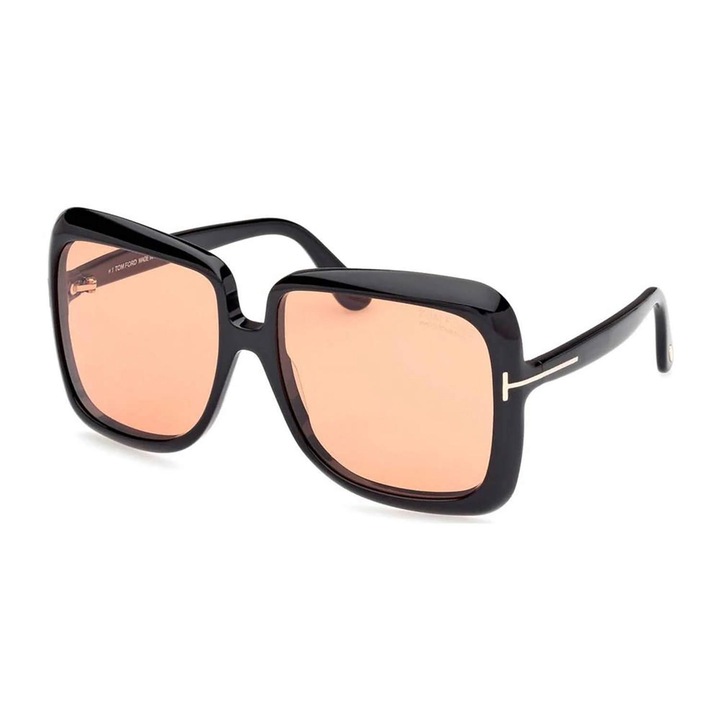 Tom Ford lorelai-ft1156 női napszemüveg, fekete acetát, 59x16x135