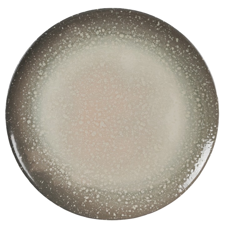 Tányér, 26 cm, Kő, Cesiro, Elefántcsontfehér szürkével