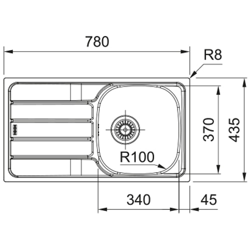 メル29044 H3158 ST19 Stejar Vicenza gri