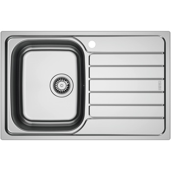 Chiuveta bucatarie inox Franke SKL 611-78/50 DR, dreptunghiulara, 1 cuva si picurator pe partea dreapta, 78x50x15 cm, adancime cuva 15 cm, Inox dekor