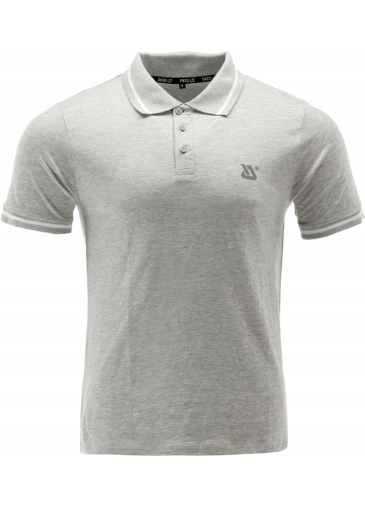 Yato póló, melange szürke, pamut, Szürke