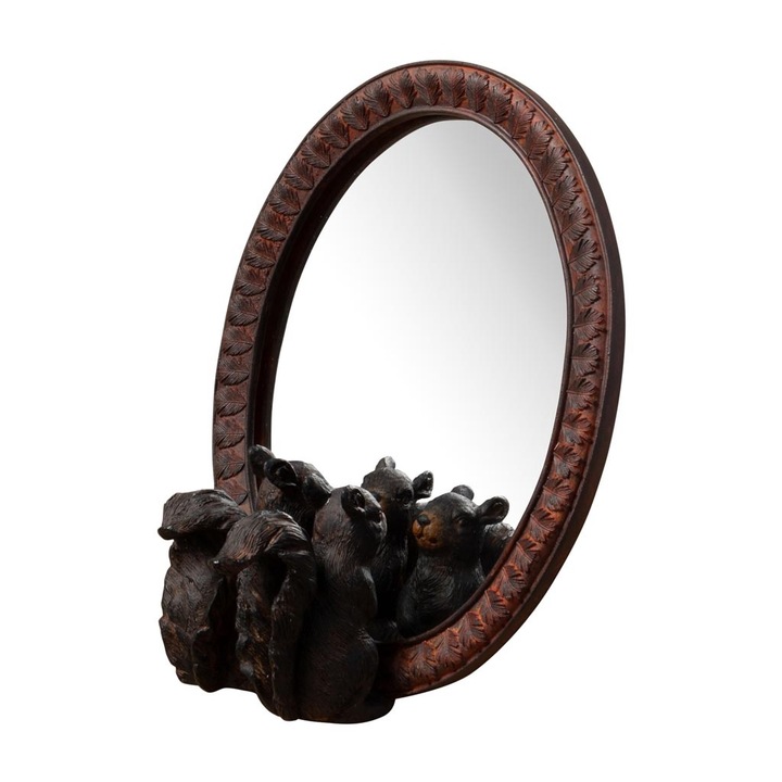 Oglinda de masa din rasina, Squirrel