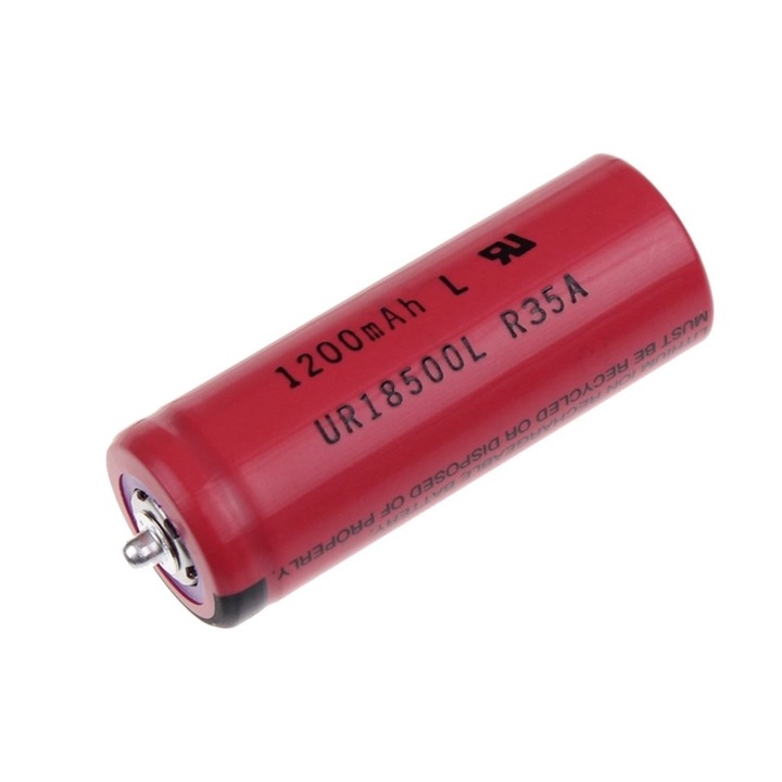 Baterie reincarcabila Li-Ion pentru aparat de ras, Braun 81377206, UR18500Y, versiunea 2012