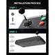 UnderShop® 2 db vezeték nélküli többjátékos játéktermi vezérlőből, Retro Gaming Joystickből álló készlet, PC-vel kompatibilis, Android, iOS, 2 Rfid Protection Pro