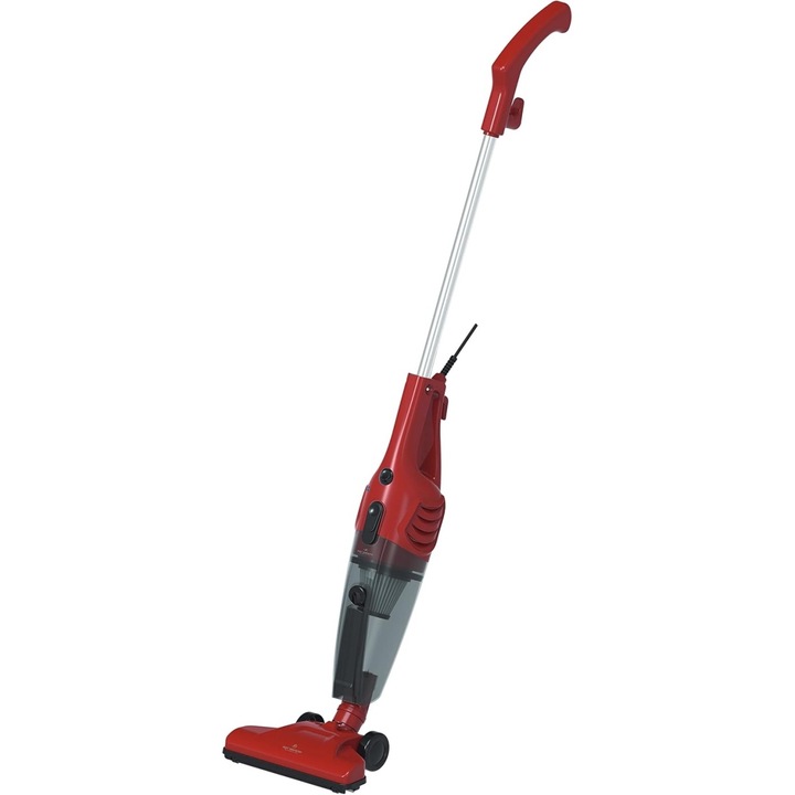 2 в 1 Smartix hausberg ръчна прахосмукачка с кабел, мощна 800 W, без торба, HEPA филтър, 5M работен обхват, 0,5 л капацитет, сухо прахосмукачка, черно/червено