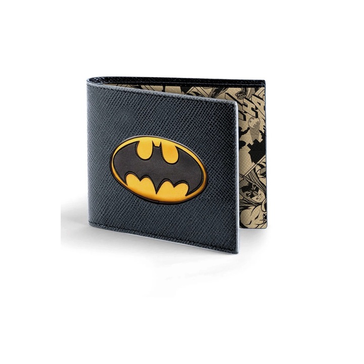 Детски портфейл Batman Batsignal 12 x 12 x 2 cm черен