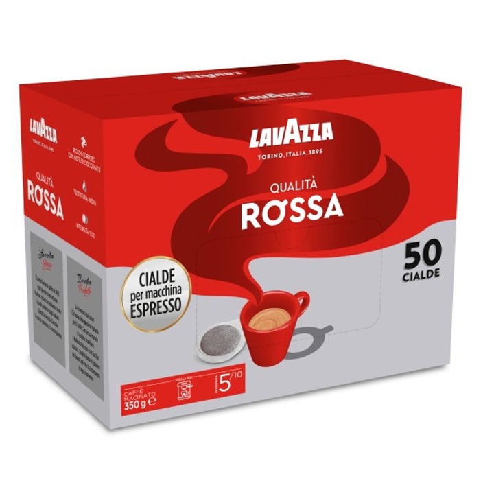 Cafea monodoze Lavazza Qualita Rossa, 50 buc