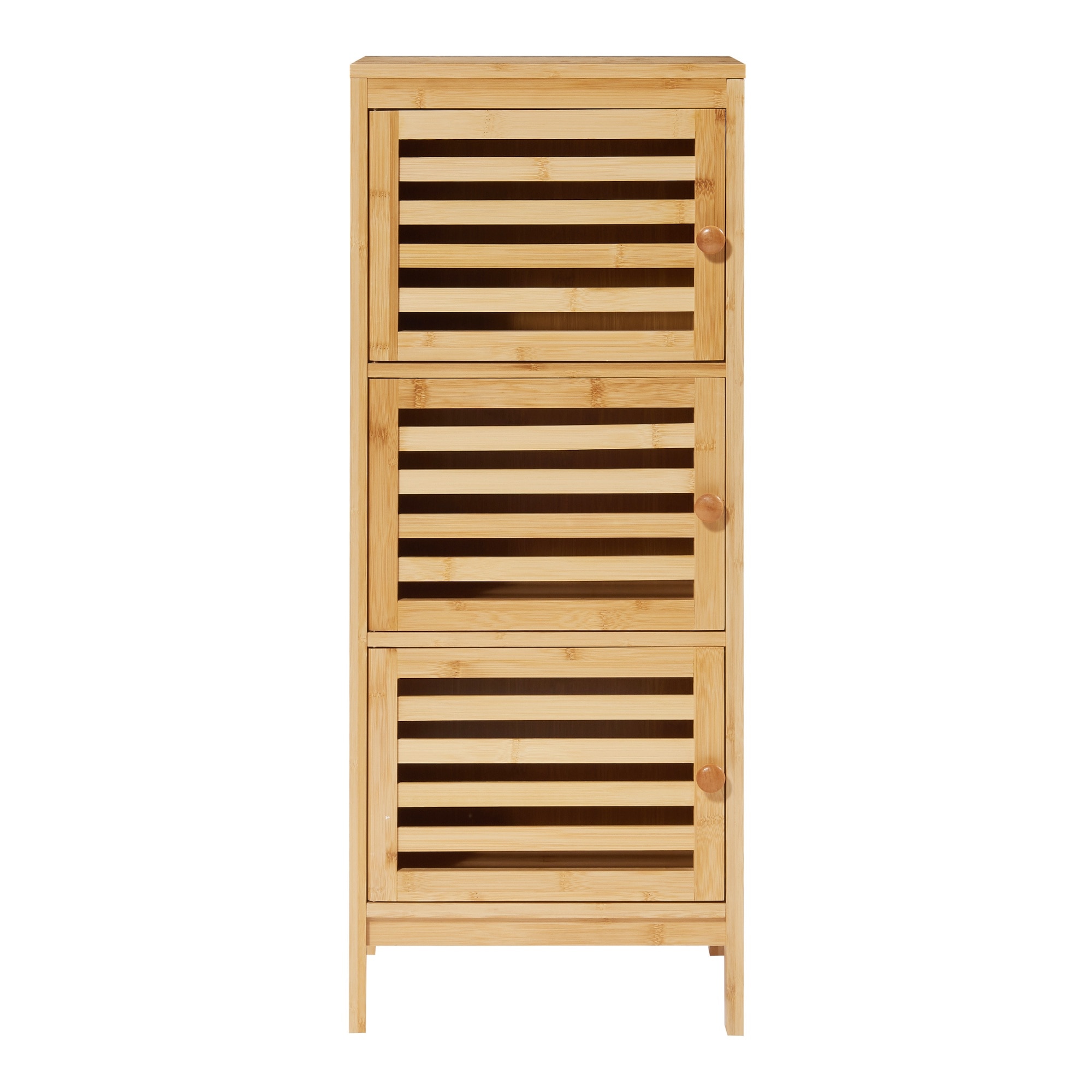 Comoda, en.casa, PXCH-0059 Tysvær, 110 x 40 x 80 cm, bambus, natur