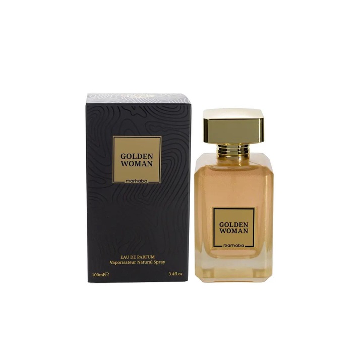 Apa de parfum Golden Woman Marhaba, 100 ml, Dama