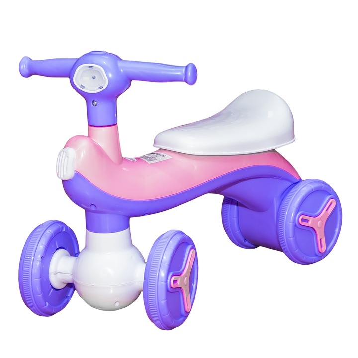 Pedál nélküli kerékpár, 4 kerékkel