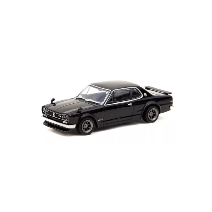 Nissan Skyline 2000 GT-r Kpgc10 Fekete 1:64 Tarmac Model Car