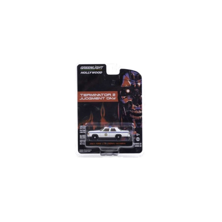 Macheta auto Ford Ltd Crown Victoria Police Terminator 21:64 Greenlight
